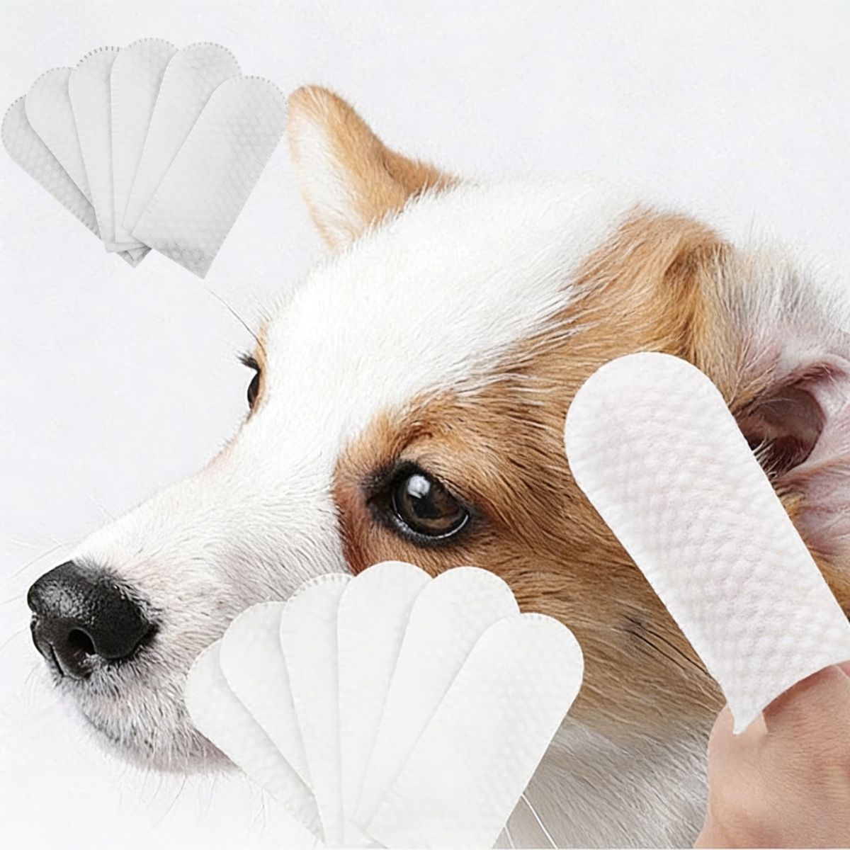 Disposable Gloves Nitrile - 50 шт. хлопковых напальчников-салфеток для чистки