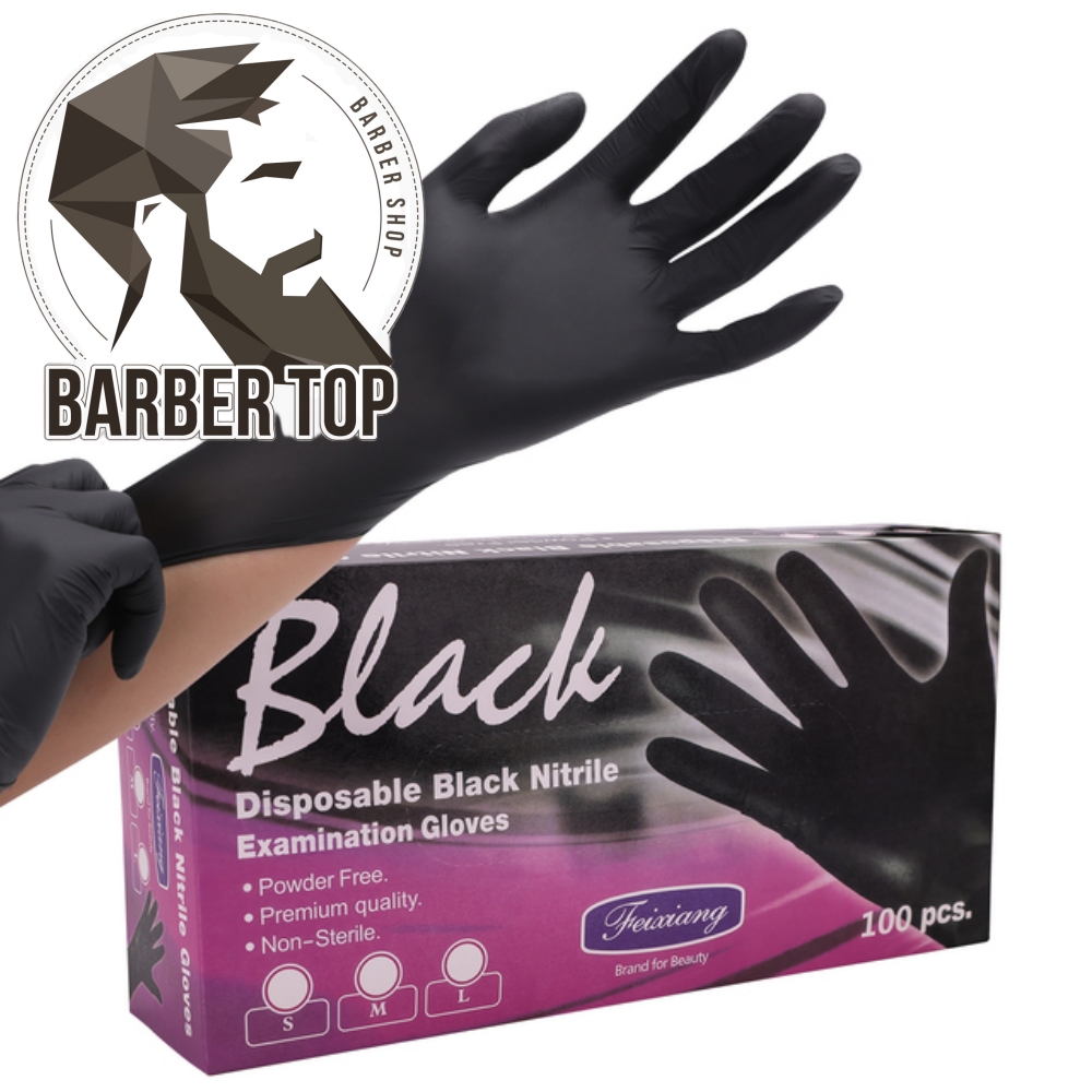 Disposable Gloves Nitrile - Одноразовые резиновые перчатки, многофункциональные черные нитриловые