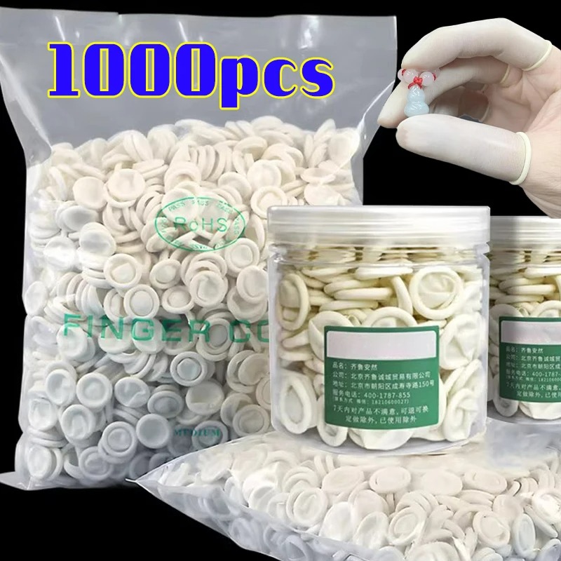 100-1000 шт. Белые одноразовые – обзор и цена Disposable Gloves Nitrile
