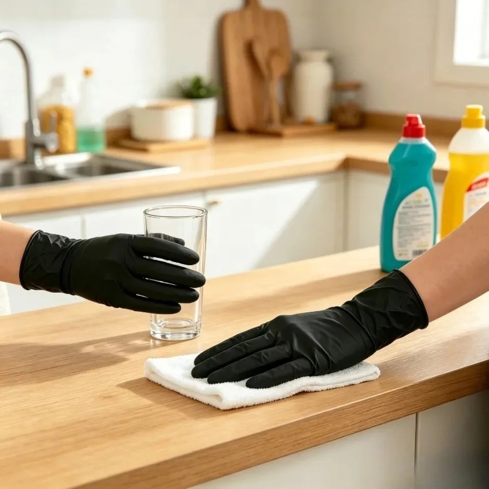100 шт./коробка, черные нитрил – обзор и цена Disposable Gloves Nitrile