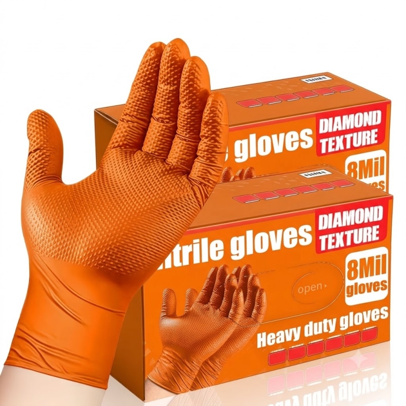 Прочные оранжевые нитриловые п – обзор и цена Disposable Gloves Nitrile